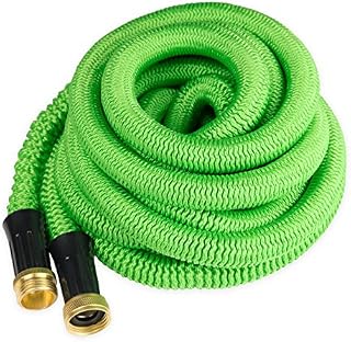 Quality Source Products Garden Hose 50 Feet Expandable Hose with All Brass Connectors
