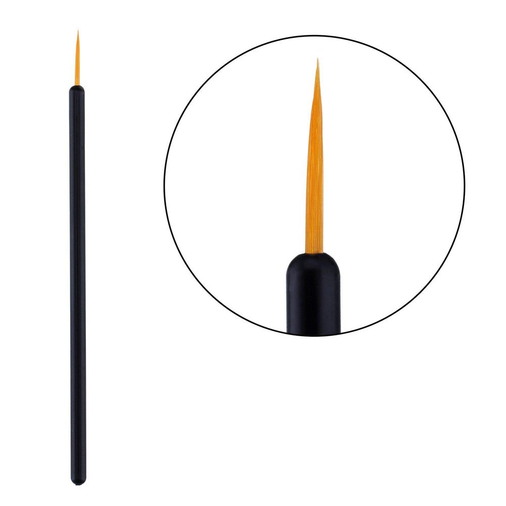 MELADY Disposable Eyeliner Brush Applicator Cosmetic Eye Wands Makeup Tool (Pack of 1000, Gold head)