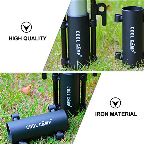 Fixação Da Haste Do Dossel Fixador De Poste De Toldo De Ferro Suporte Da Haste Da Barraca Suporte De