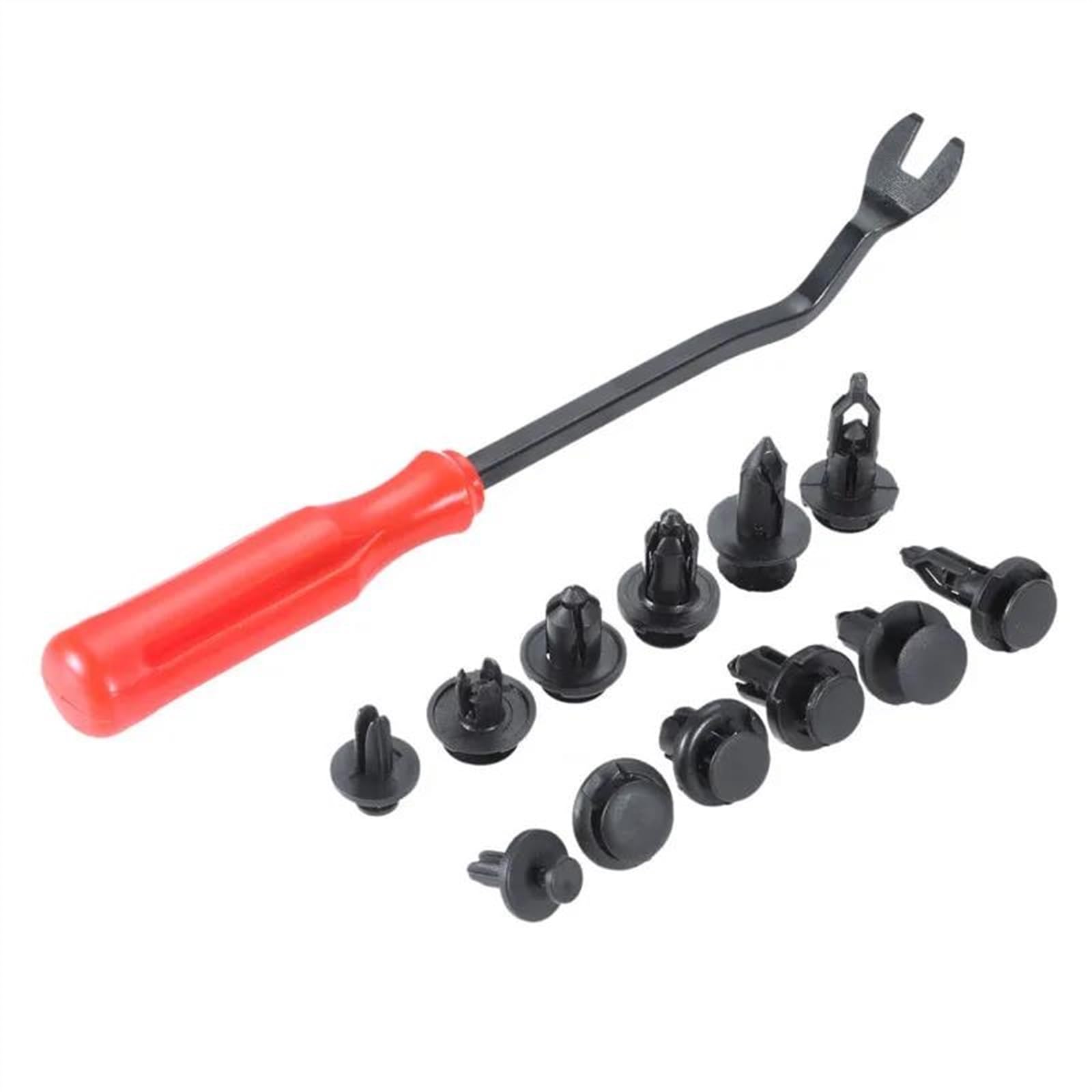 Viti Clip Parte 120 Pezzi Fermo Auto Foro 6,3 mm 8 mm 9 mm 10 mm Kit Viti di espansione Paraurti Perno a Pressione Rivetto Clip Elementi di Fissaggio con 1 Pezzo Estrattore di Elementi di Fissaggio