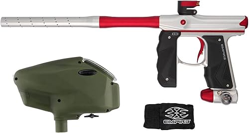 Empire Mini GS - Marcador electrónico de pistola de paintball con halo imperio demasiado cargador de paintball electrónico, paquete de inicio