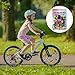 ACKLLR 72Pcs Colorful Bike Spoke Beads for Kids - Wheel Decorations with Star & Round Shapes | Easy Clip-On Installation for Most Bicycles | Fun Bicycle Accessories Gift for Boys & Girls