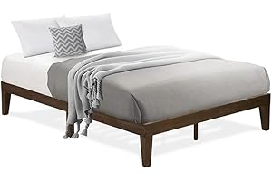 East West Furniture DNP-22-F Full Size Walnut Bed Frame