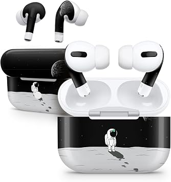 Compatible with AirPods Pro 2 - Skin Decal Protective Scratch Resistant Vinyl Wrap - Cute Cartoon Astronaut in Space V1