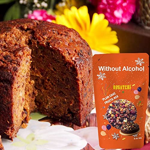 Image of BOGATCHI Premium Mixed Dried Fruits for Christmas Plum Cake (180g) | Ready-to-Use Fruit Mix for Traditional Xmas Cakes and Baking