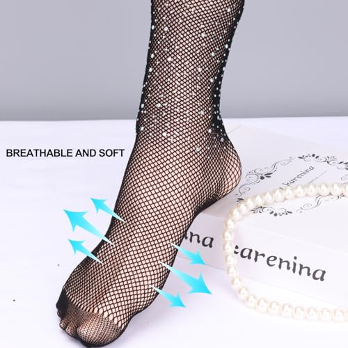 Fishnet Stockings Rhinestone Women's Sexy Sparkle Stockings for women4