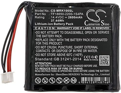 CS Cameron Sion Battery 2600mA TF18650-2200-1S4PA for Marshall Kilburn
