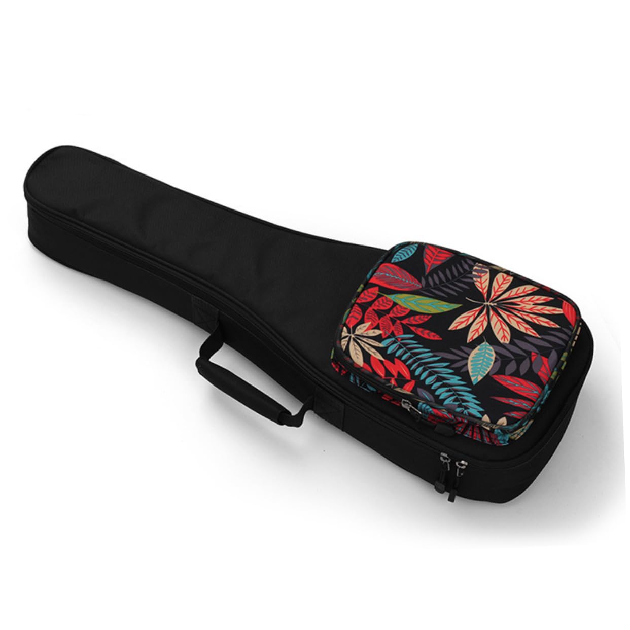 Vaguelly Bolsa de Transporte para Ukelele de Nylon Acolchado Grueso, Doble Correa de Hombro y Bolsillo Frontal Grande para Proteger y Almacenar Accesorios Varios estilos