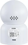 ZOSI 2K Caméra de sécurité intérieure Pan/Tilt, 360° Voir le bébé & Caméra pour animaux de compagnie, prise de courant 5G&2,4G WiFi Homer intelligent IP Caméra, Prise en charge de l'appel d'un seul coup, Audio à deux coups, Travail avec Alexa, paquet de 4