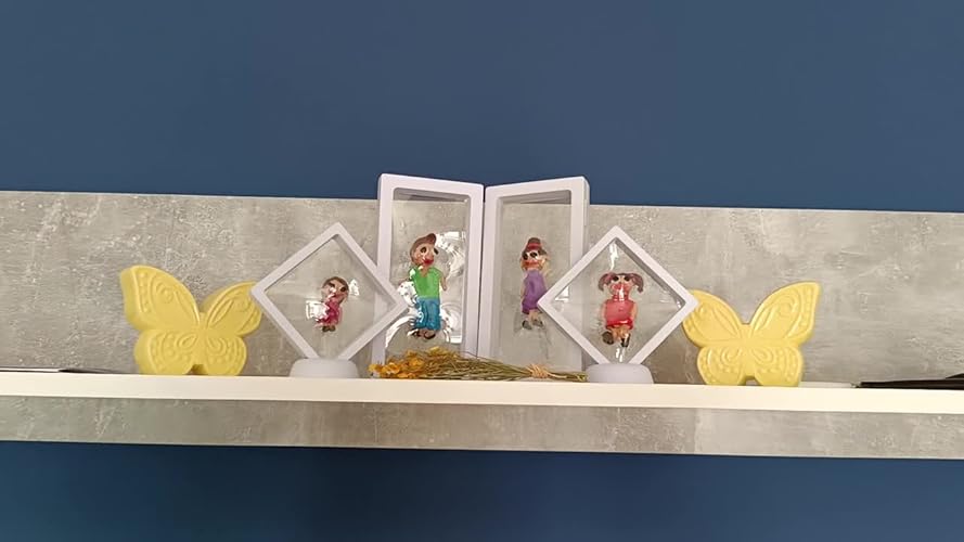 510 Supporti Per Cornici Galleggianti 3D, Per Anelli, Monete