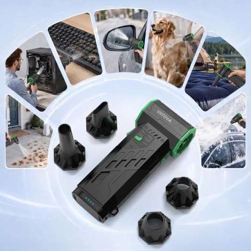 180,000 RPM Electric Compressed Air Duster, Cordless Mini Air Blower - image 6