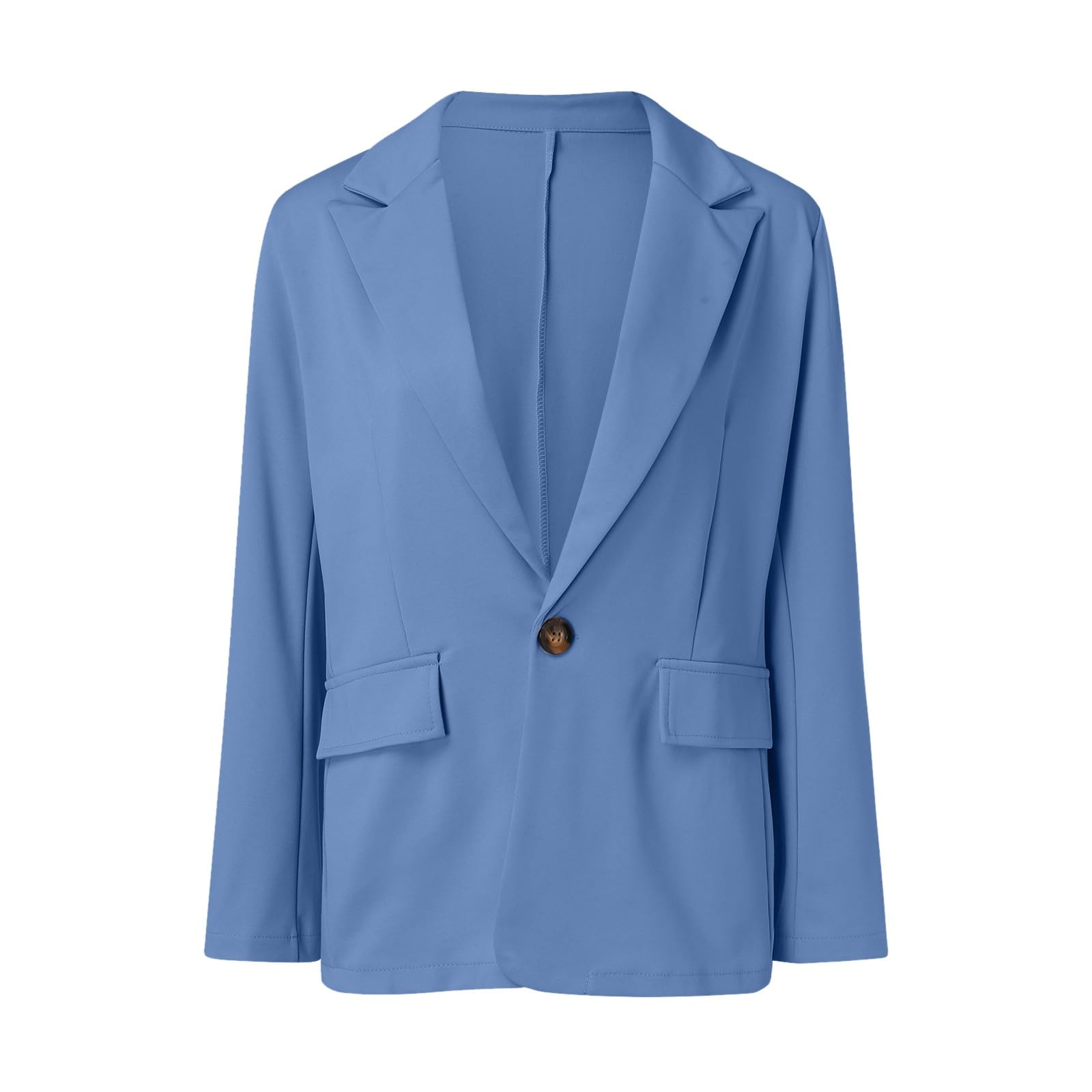 Damen Blazer Sportlich Elegant, Blazer Damen Lang Dressy Langarm Blazer Business Casual Outfits Für Die Arbeit Mit Tasche Kurzblazer Jacke Kurzblazer Mit Stretch Breathable Taillierter Blazer Damen