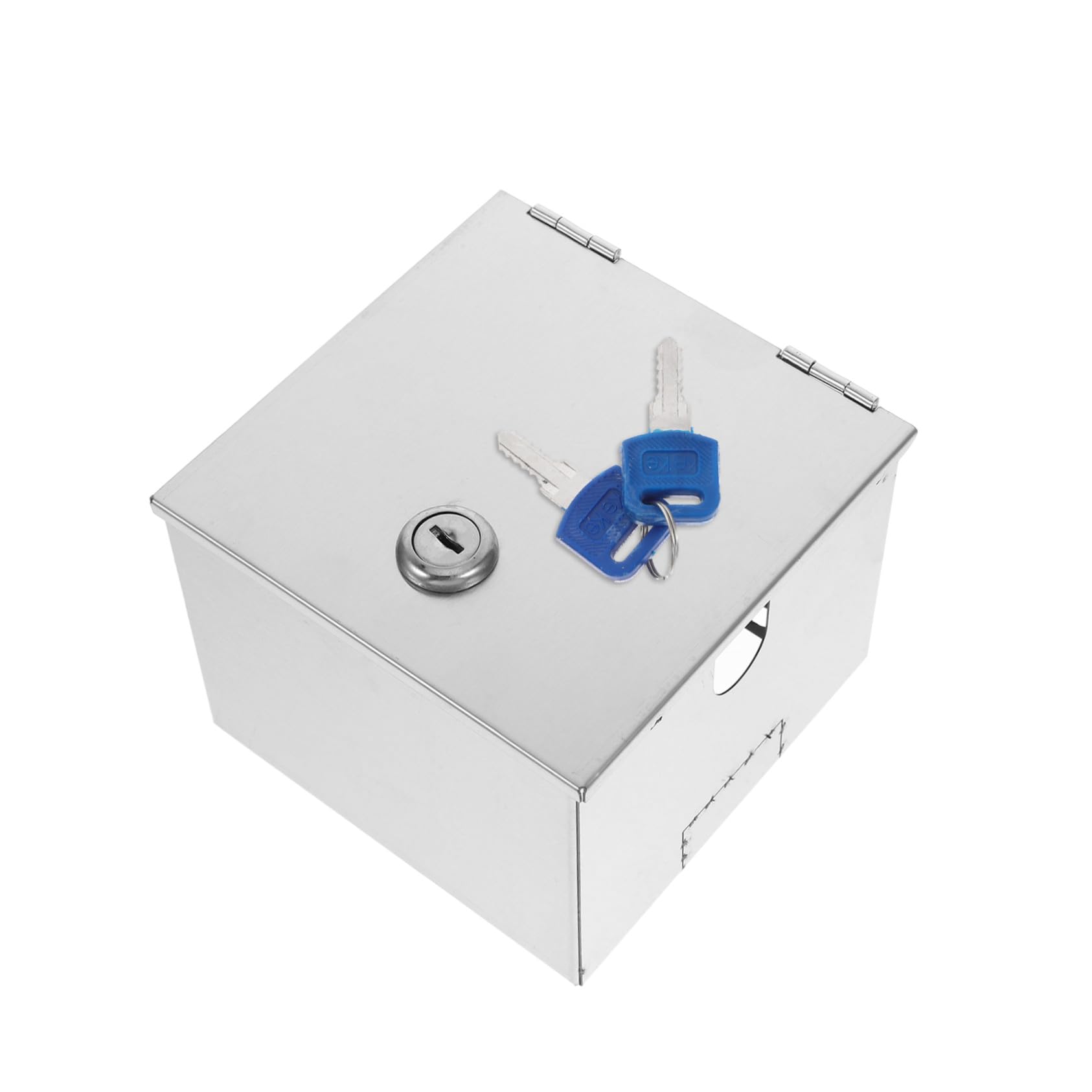 Cubierta De Enchufe Antirrobo De Acero Inoxidable Cerradura y Protección Contra Agua Adecuado Para Enchufes Eléctricos Exteriores Interiores