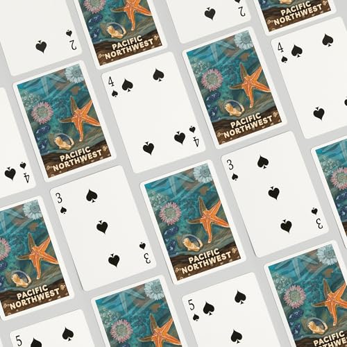Lantern Press Naipes Pacific Northwest Poker 52 Cartas miniatura 4