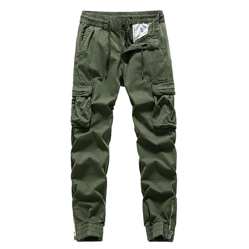 Pantalon cargo ample en coton délavé idéal pour les sorties urbaines - 6
