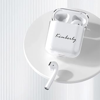 Custom Clear Case for Apple AirPod Pro 3/2 /1,AirPods 4th/3rd/2nd/1st Personalized Photo Logo Text Freely DIY, Customized Soft Transparent Skin TPU Cover
