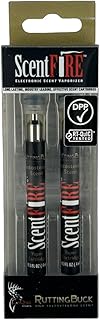 Conquest Scents RuttingBuck Deer Scent Refill Cartridges – 2 Pack for Scent Dispenser | Dominant Buck Urine Scent | Works with ScentFire Kit and Deer Hunting Accessories