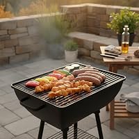BBQ-Toro Gusseisen Grillrost | 60 x 40 cm | massiv und emailliert | Zubehör für BBQ, Gasgrill, Holzkohlegrill und vieles mehr | emaillierter Grillrost | Gussgrillrost, Grillgitter | Grillzubehör – Ansicht 2