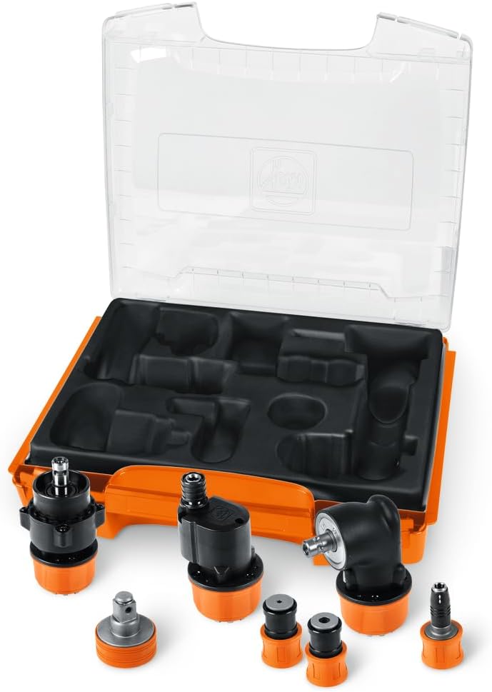 Fein QuickIN 64203031010 Accessory Set, with 7 QuickIN Attachments, in i-BOXX, Compatible with All Fein Cordless Screwdrivers with QuickIN Interface