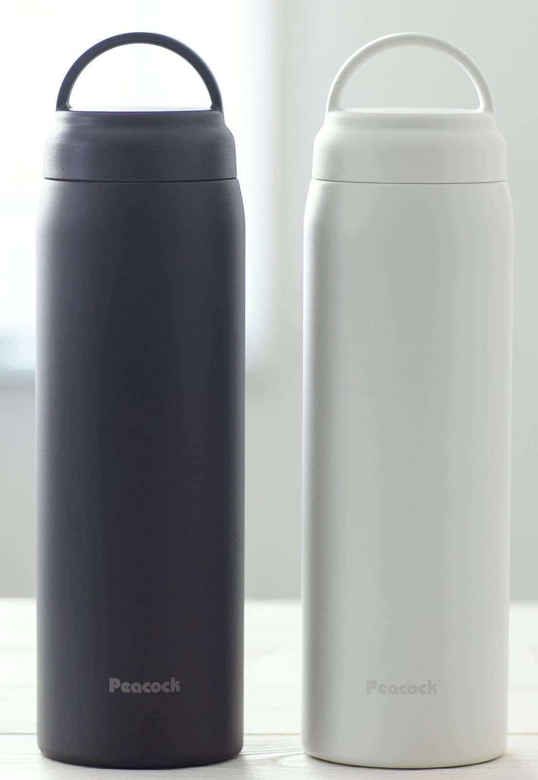 Amazon.com: Peacock AKZ-60 W Stainless Steel Water Bottle, Screw