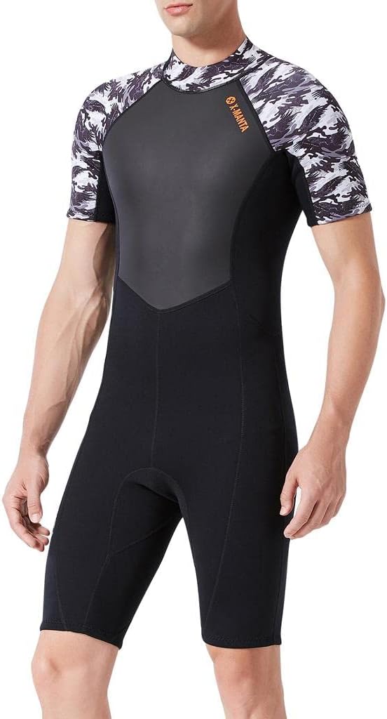 Men Wetsuit Jacket Shorts Diving Jumpsuit Surfing Dive Shorts Swimwear M