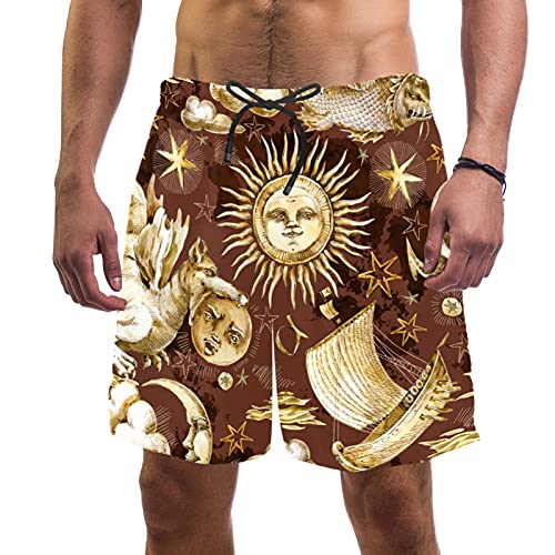 Short de bain pour homme style retro pour la plage et le surf en M