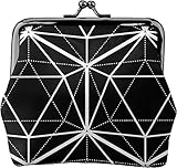 Größe: 10,5 x 11,5 cm (4,13 x 4,52 Zoll). Die Größe ist perfekt für die Aufbewahrung kleiner Gegenstände wie Kreditkarten, Lippenstift, Münzen, Karten, Bargeld usw.