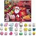 Purple Ladybug Novelty Mochi Squishy Advent Calendar for Kids with 24 Different Cute Mochi squishies Including Santa! Super Gift! 24 Kawaii Squishy Toys! Santa Tree Toy Advent Calendars 2018