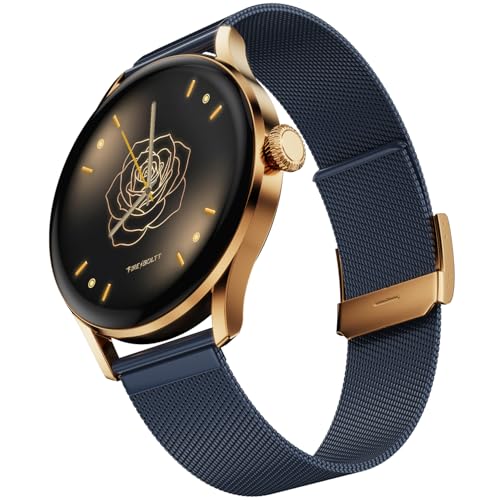 Image of Fire-Boltt Glitz Women Smart Watch with 1.19 inch AMOLED Display, Bluetooth Calling, Rotating Crown, Always On Display, 1000 Nits Brightness, IP68 Waterproof Deep Navy