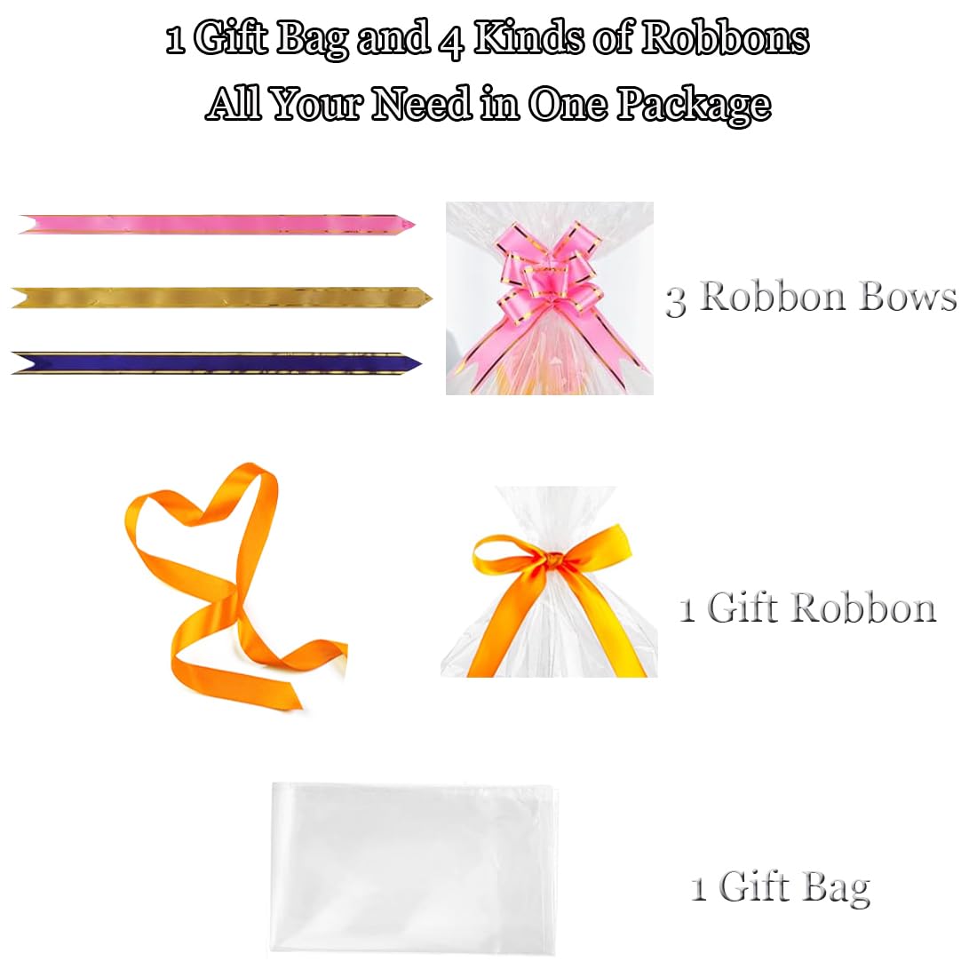 Enyoir Gift Basket, Hamper Woven Basket with Gift Bag and Ribbons, Baby Nappy Caddy - Image 4