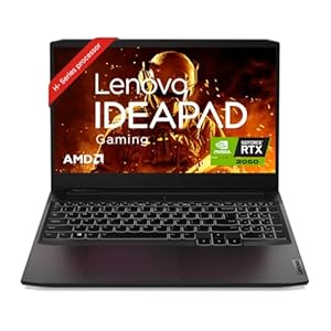 (Refurbished) Lenovo IdeaPad Gaming 3 AMD Ryzen 5 5500H 15.6″ (39.62cm) FHD IPS 300nits 144Hz Gaming Laptop (8GB/512GB SSD/Windows 11/NVIDIA RTX 2050 4GB/Alexa/3 Month Game Pass/Onyx Grey/2.32Kg), 82K20289IN