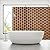 Rust-Resistant 76"x48" Metal Privacy Screen Partition - Freestanding Decorative Fence Panel for Outdoor Patio, Deck, Balcony & Indoor Spaces (Brown)