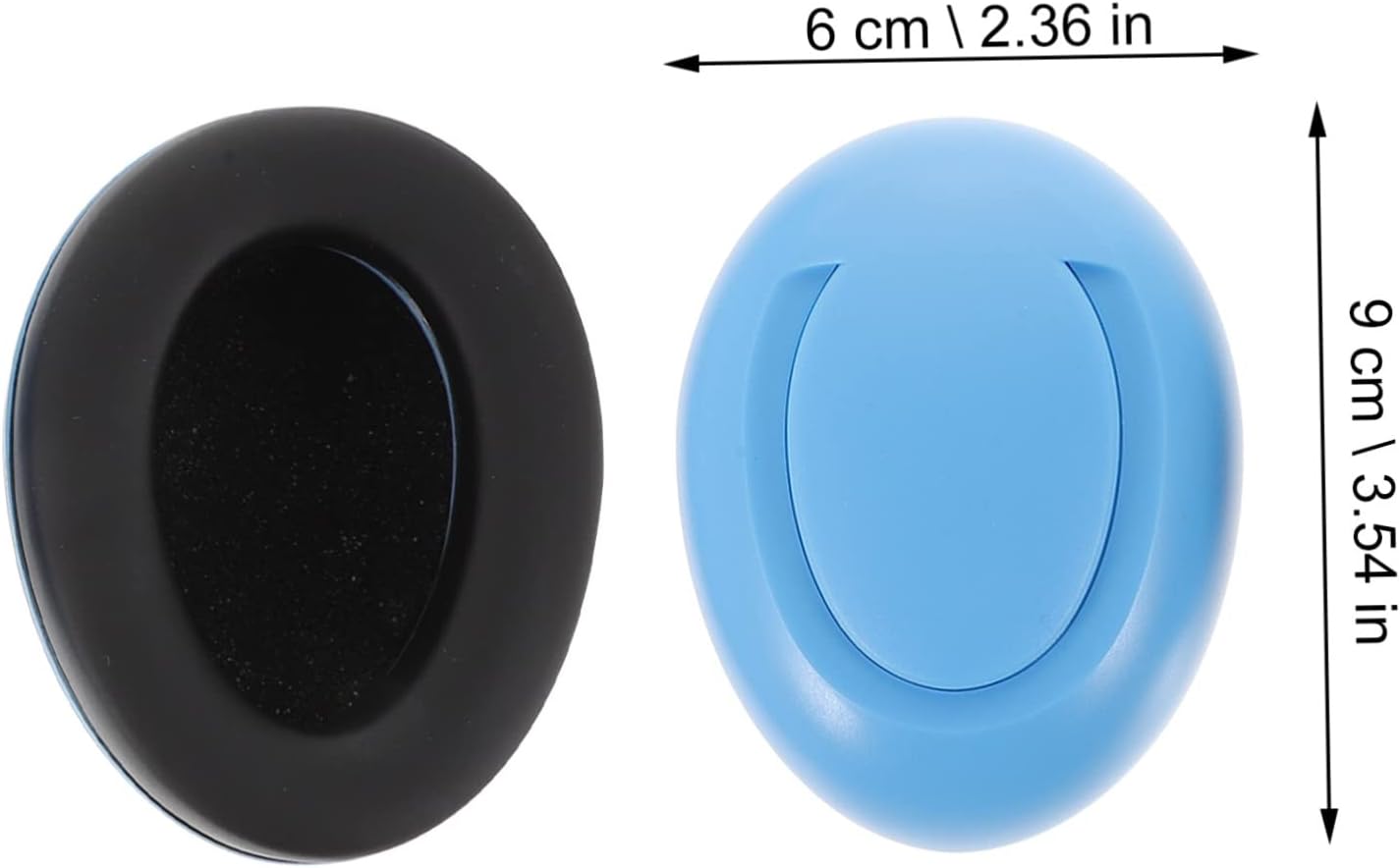 2sets Earmuffs for Airplane Noise Reduction Boy Girl Headphones Sponge Material
