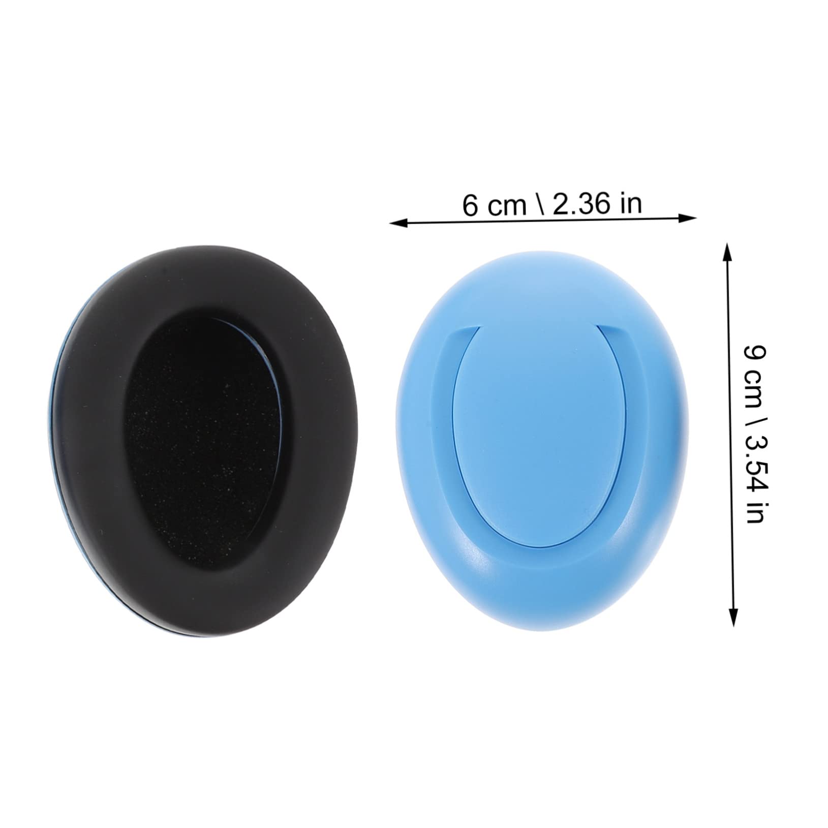 Beatifufu 2 Sets Proof Ear Muffs Noise Cancelling Ear Muffs Ear Muffs Noise Headphones for Noise Protection Soundproof Ear Muff Sponge Sky-blue