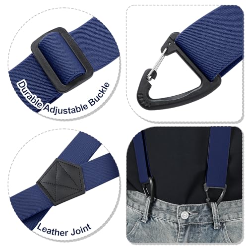Image of Sintege X Back Hidden Suspender 1.5 Inches Under Clothing Heavy Duty Work Suspenders for Men Women