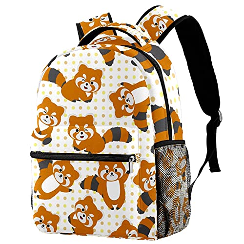 Sac à dos d'école grand compartiment avec motif licorne et étoile multicolore style casual