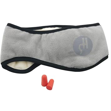 Soundproof Sleeping Eyemask for Winter Unisex Sleeping Noise Reducing Earmuffs Warm Earm Earmuffs Adjustable Velcro Padded No Ear Pressure