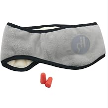 Soundproof Sleeping Eyemask for Winter Unisex Sleeping Noise Reducing Earmuffs Warm Earm Earmuffs Adjustable Velcro Padded No Ear Pressure