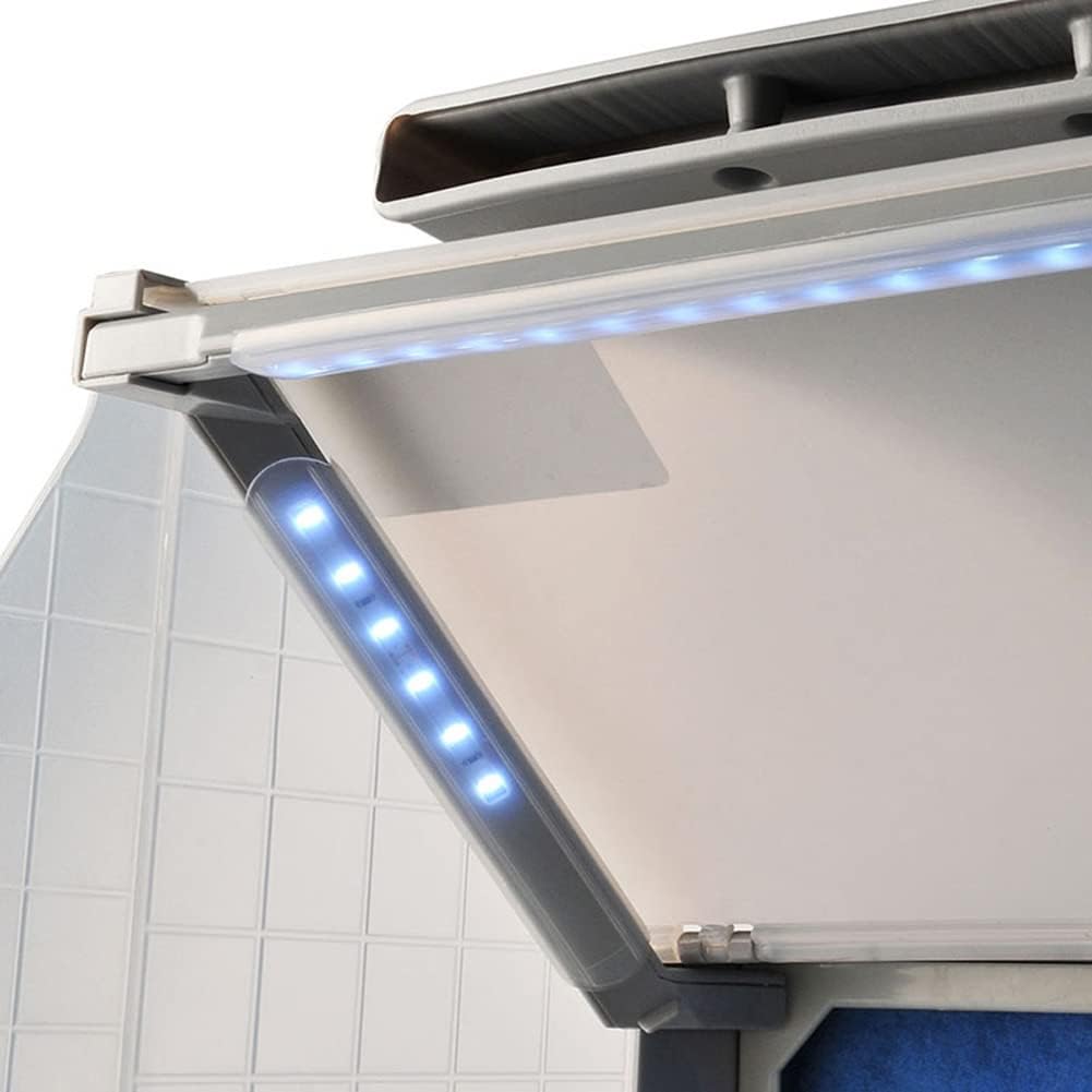 Airbrush Paint Spray Booth, Foldable Paint Booth Kit with 3 LED Light Tubes, Fan Turn Table and Exhaust Extension Hose, for Painting, Crafts, Nails, Art Cakes, T-Shirts and Hobby