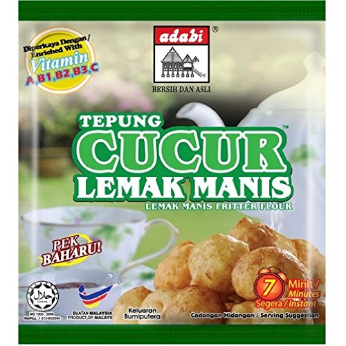 Adabi Tempura Cucur Lemak Manis Sweet Fritter Flour 200g (6 Pack) image 2
