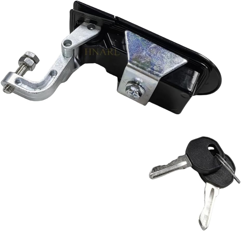 Haulotte Door Latch with Key 2421203210 Hood Lock Assembly Haulotte Parts for Haulotte Lift Compact 10DX HA12PX HA16SPX HA26PX