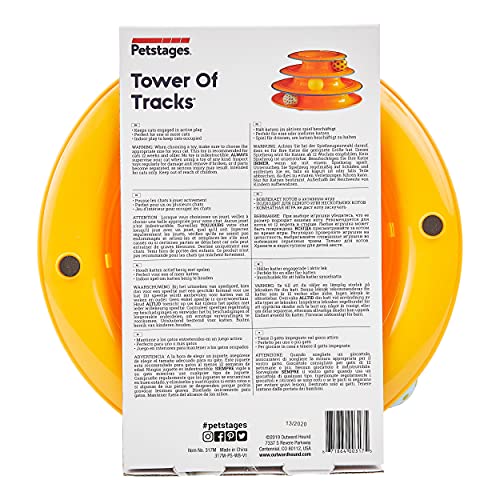 Petstages Tower of Tracks - Interactief kattenspeeltje - speeltoren met 3 etages - meerkleurig - Image 4