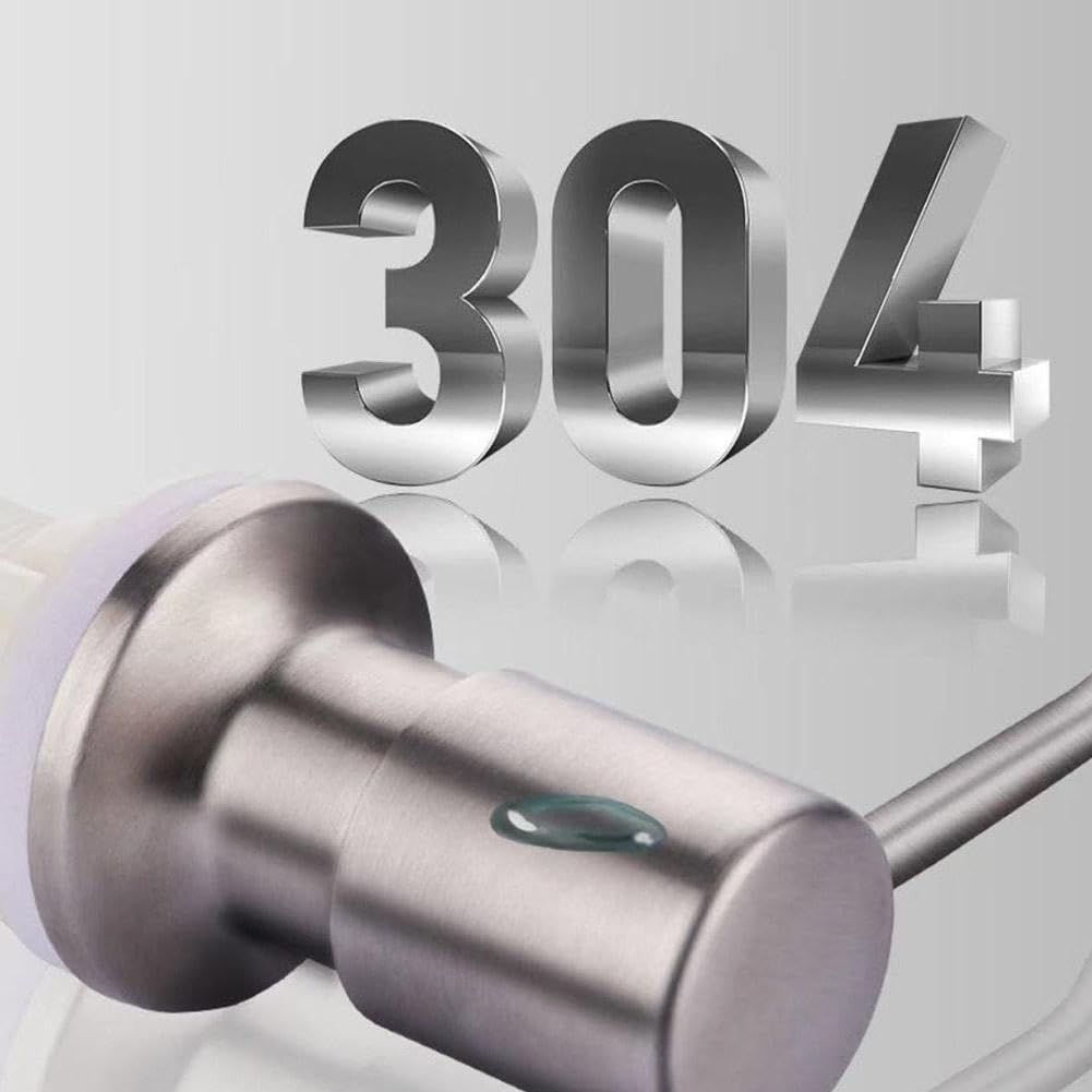 Dispensador de jabón de 1 m, kit de tubo de extensión para fregadero de cocina, dispensador de jabón líquido, bomba de mano, cabezal dispensador K7F2, prensa de acero
