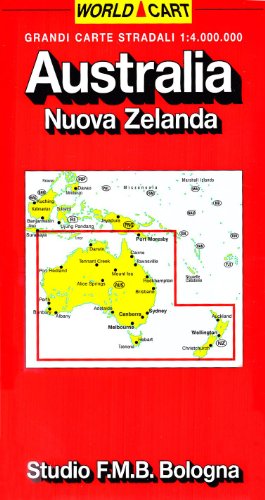 Australia. Nuova Zelanda 1:4.000.000