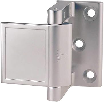 PEMKO PDL26D/15 Privacy Door Latch, Satin Chrome/Satin Nickel Finish, 1-1/2" x 2-3/4" Width, 2-3/16" Height