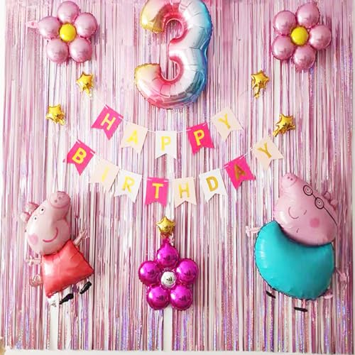 AILEXI 3 Pack 3.2ft*8.2ft Metallic Tinsel Curtains Foil Fringe Shimmer Streamers Curtain Door Window Decoration for Party Supplies - Laser Pink - Image 5