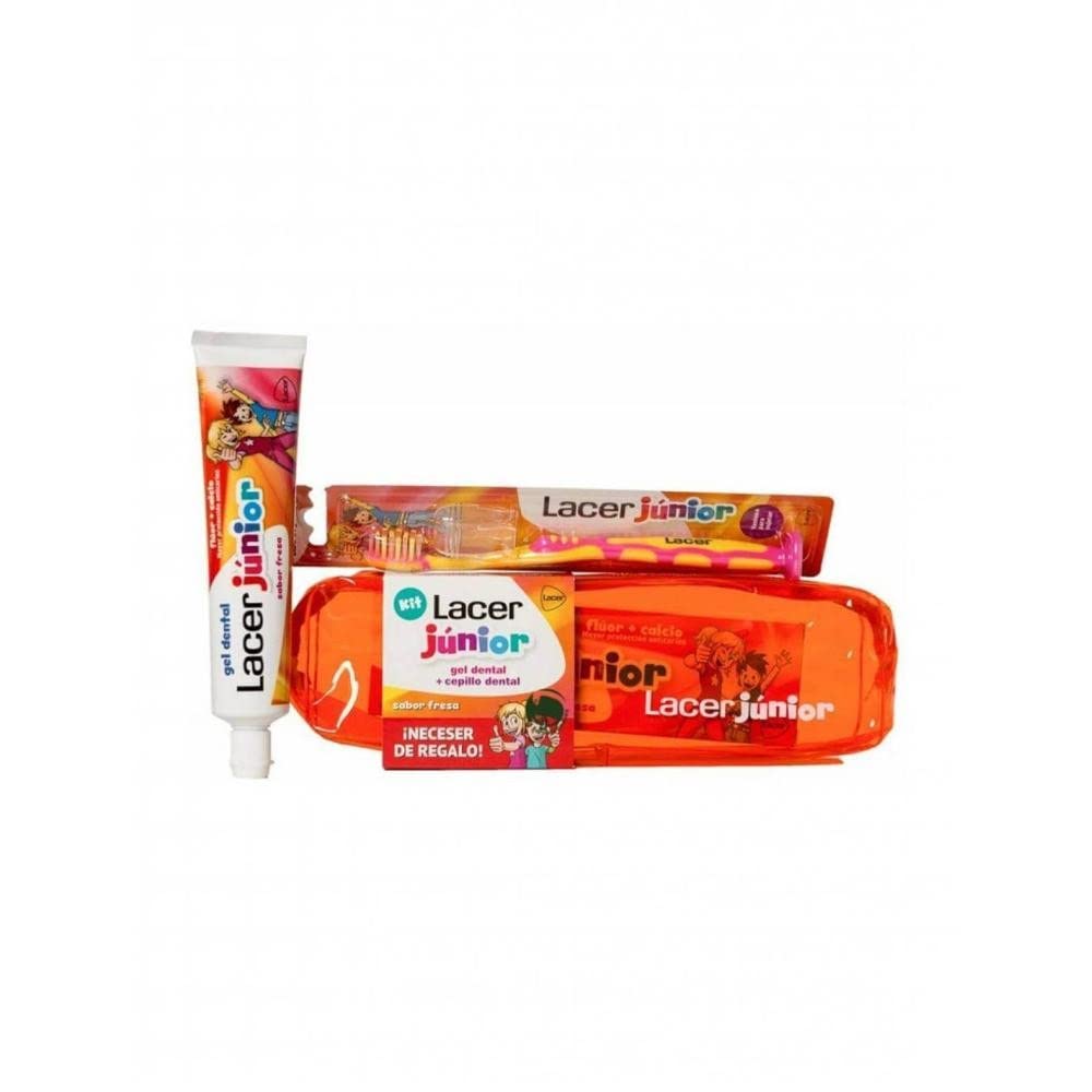 KIT-NECESER GEL DENTAL LACER JUNIOR 50 ML FRESA