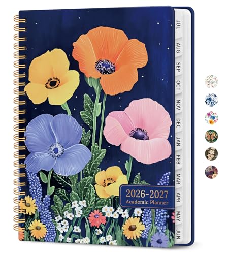 Taja Planner 2026-2027, Jul 2026-Jun 2027 Monthly & Weekly Calendar Planner