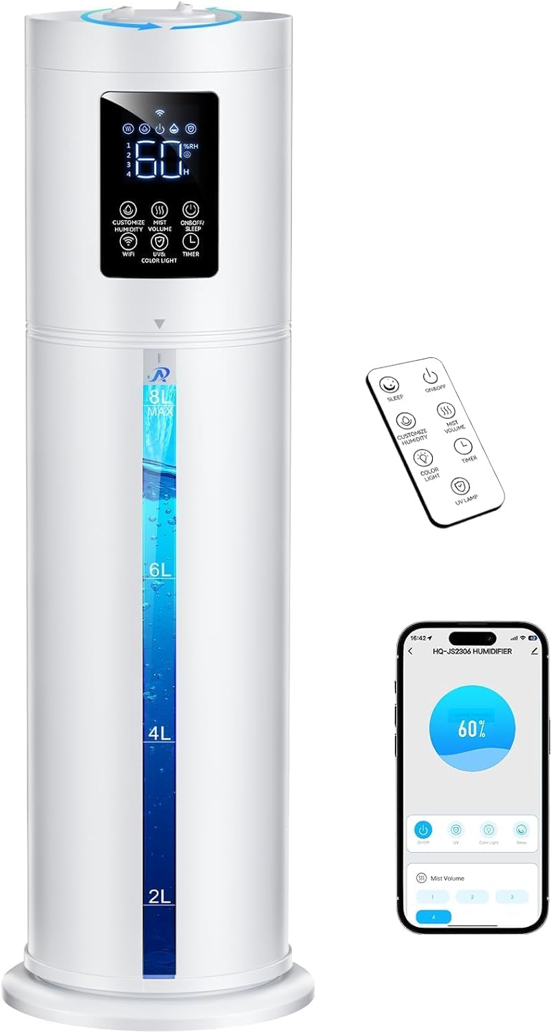 2.1Gal/8L Smart Humidifier Large...