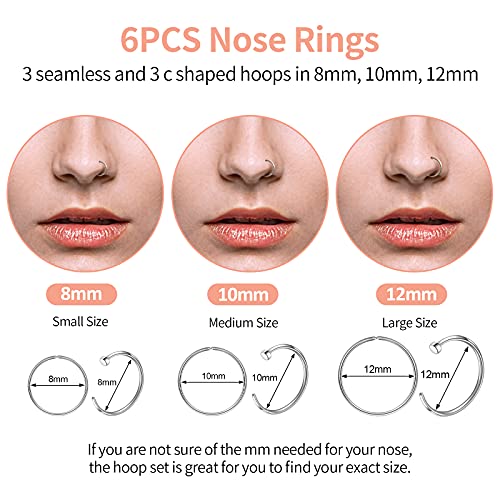 La Mejor Selección de Piercings nariz Top diez. 12 Imagen adicional